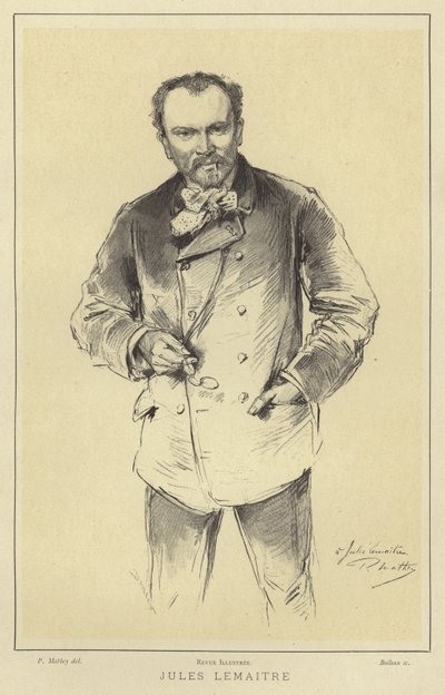 Jules Lemaitre, French Critic and Dramatist by Paul Mathey